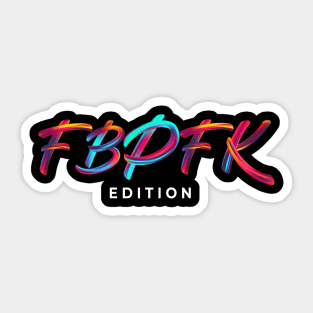 FBPFK Neon Design Sticker